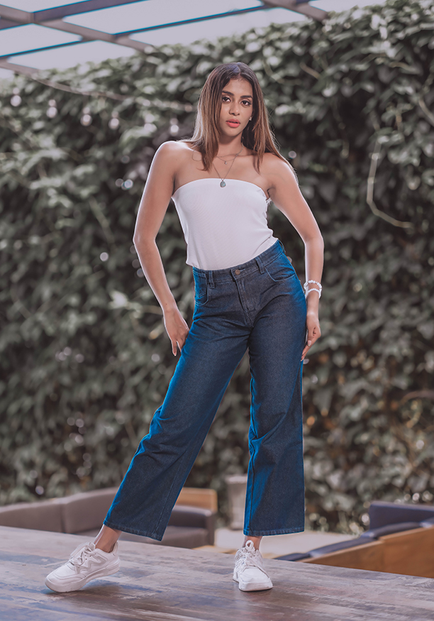LADIES DENIM PANT
